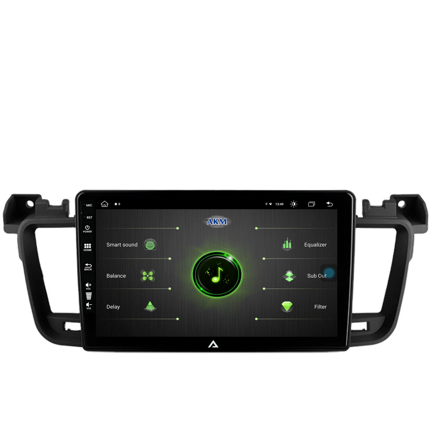 Navigatie Peugeot 508 (2010-2018), Android, Z-Octacore / 8GB RAM + 256GB ROM, 9 Inch - AD-BGZ9008+AD-BGRKIT264