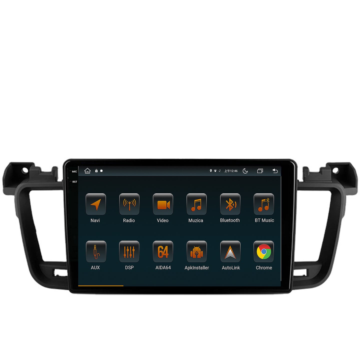 Navigatie Peugeot 508 (2010-2018), Android, V-Octacore / 4GB RAM + 64GB ROM, 9.5 Inch - AD-BGV9004+AD-BGRKIT264