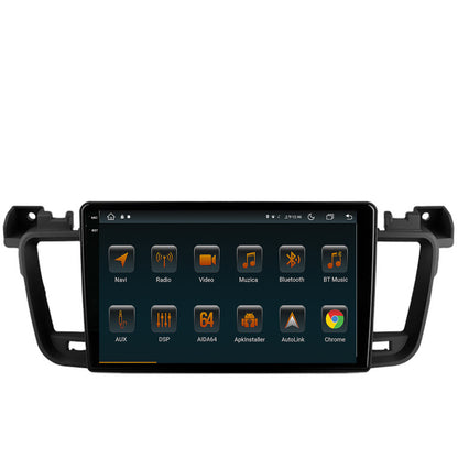 Navigatie Peugeot 508 (2010-2018), Android, V-Octacore / 4GB RAM + 64GB ROM, 9.5 Inch - AD-BGV9004+AD-BGRKIT264