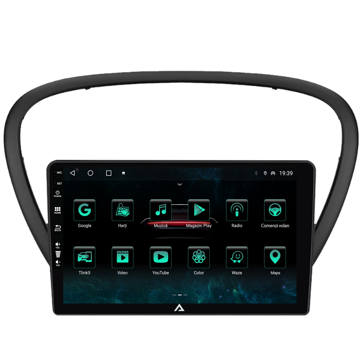 Navigatie Peugeot 607 (2004-2011), Android, A-Octacore / 4GB RAM + 64GB ROM, 9 Inch - AD-BGA9004+AD-BGRKIT266V4