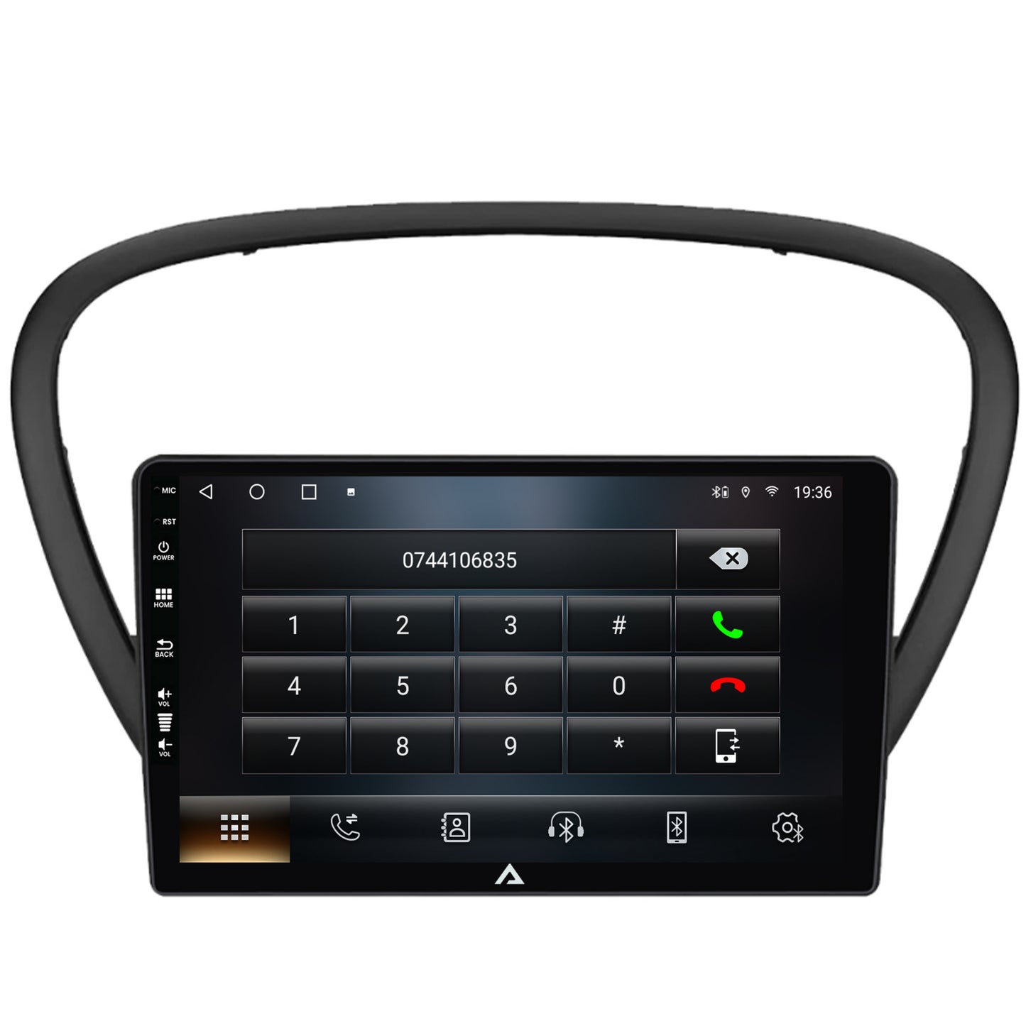 Navigatie Peugeot 607 (2004-2011), Android, A-Octacore / 4GB RAM + 64GB ROM, 9 Inch - AD-BGA9004+AD-BGRKIT266V4