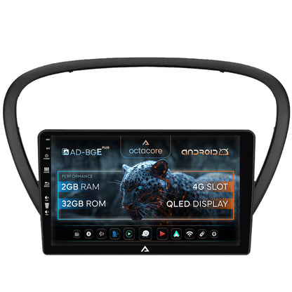 Navigatie Peugeot 607 (2004-2011), Android, E-Octacore / 2GB RAM + 32GB ROM, 9 Inch - AD-BGE9002+AD-BGRKIT266V4