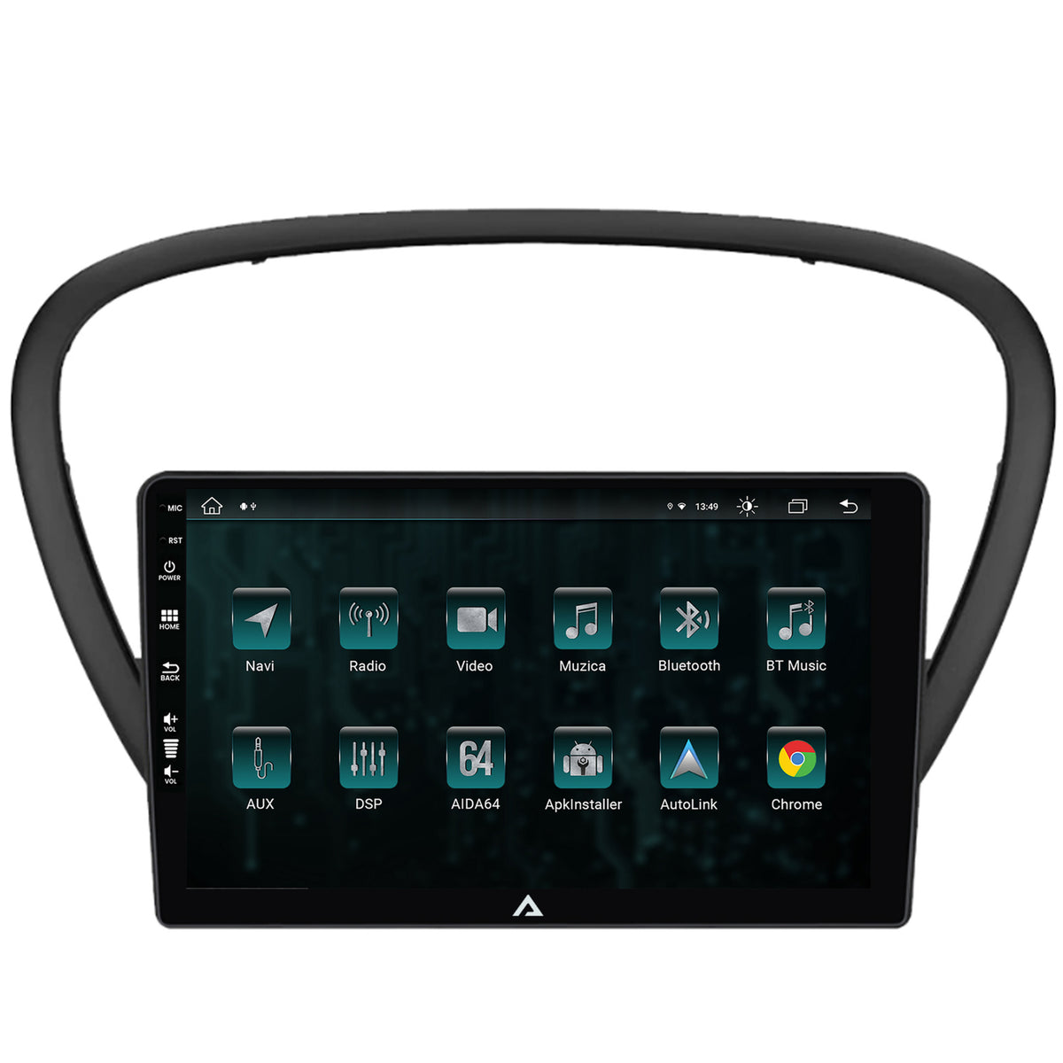 Navigatie Peugeot 607 (2004-2011), Android, Z-Octacore / 8GB RAM + 256GB ROM, 9 Inch - AD-BGZ9008+AD-BGRKIT266V4
