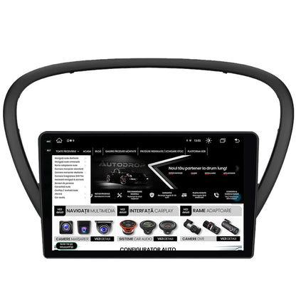 Navigatie Peugeot 607 (2004-2011), Android, V-Octacore / 4GB RAM + 64GB ROM, 9.5 Inch - AD-BGV9004+AD-BGRKIT266V4