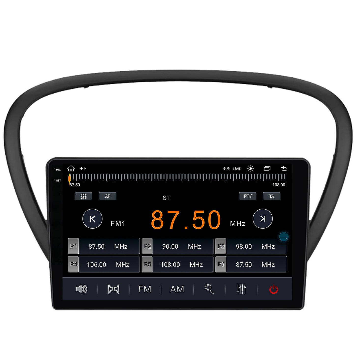 Navigatie Peugeot 607 (2004-2011), Android, V-Octacore / 4GB RAM + 64GB ROM, 9.5 Inch - AD-BGV9004+AD-BGRKIT266V4