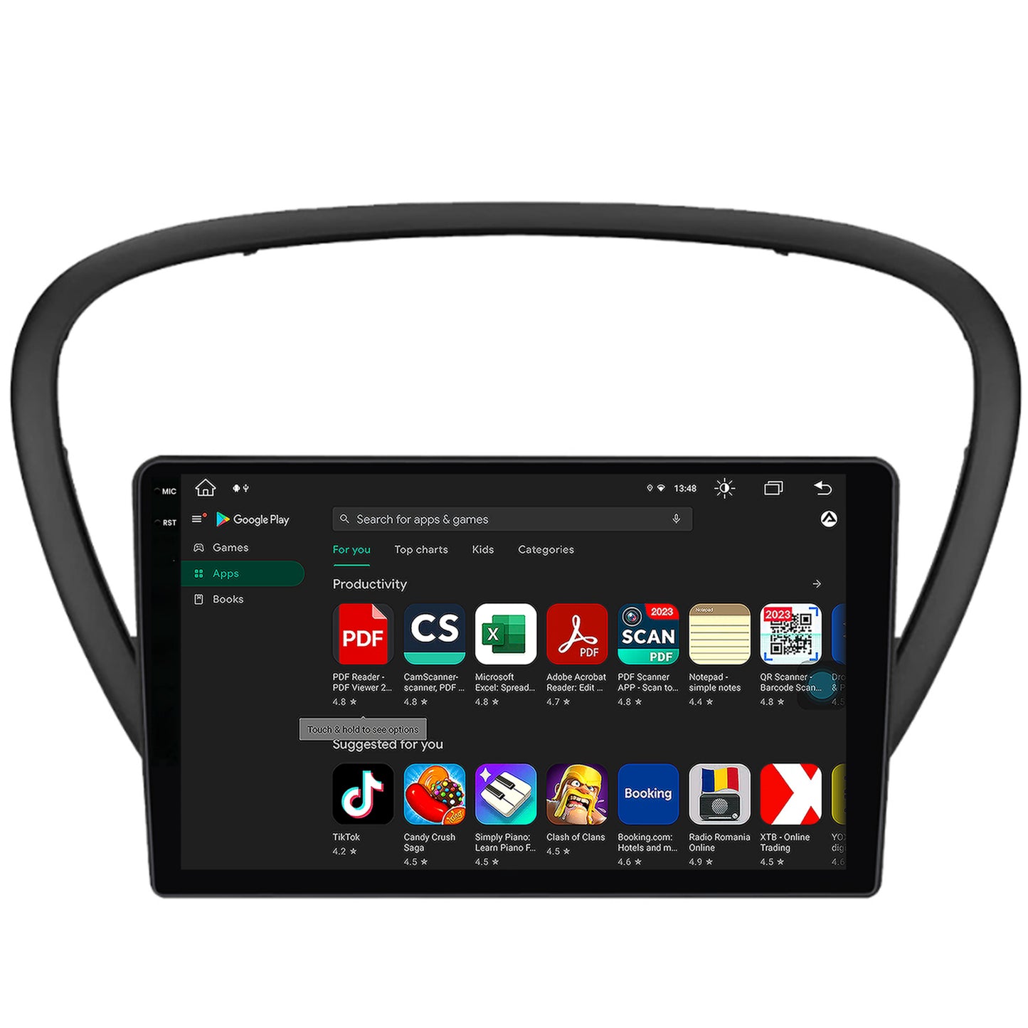 Navigatie Peugeot 607 (2004-2011), Android, X-Octacore / 8GB RAM + 256GB ROM, 9.5 Inch - AD-BGX9008+AD-BGRKIT266V4
