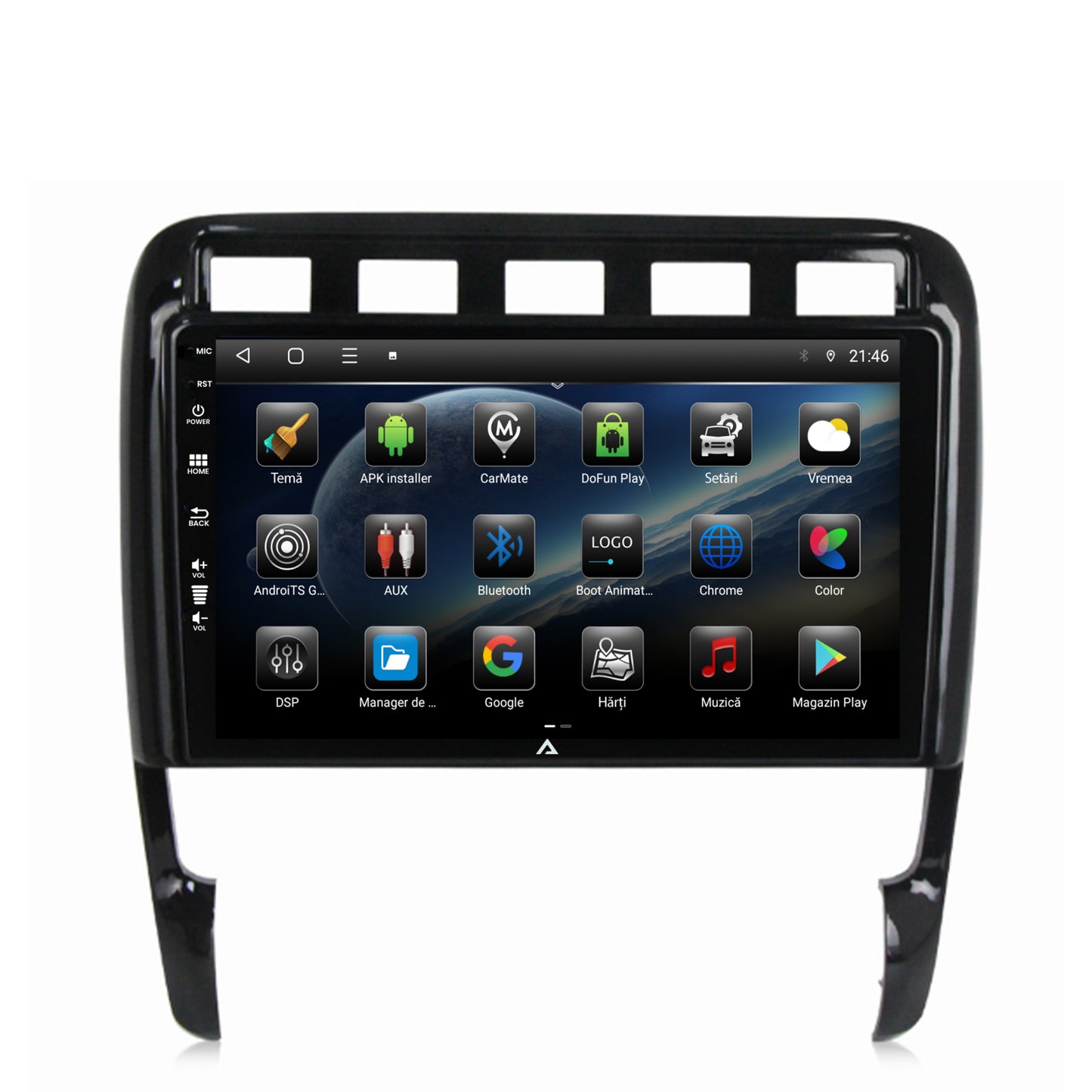 Navigatie Porsche Cayenne (2002-2010), Android, E-Octacore / 2GB RAM + 32GB ROM, 9 Inch - AD-BGE9002+AD-BGRKIT057
