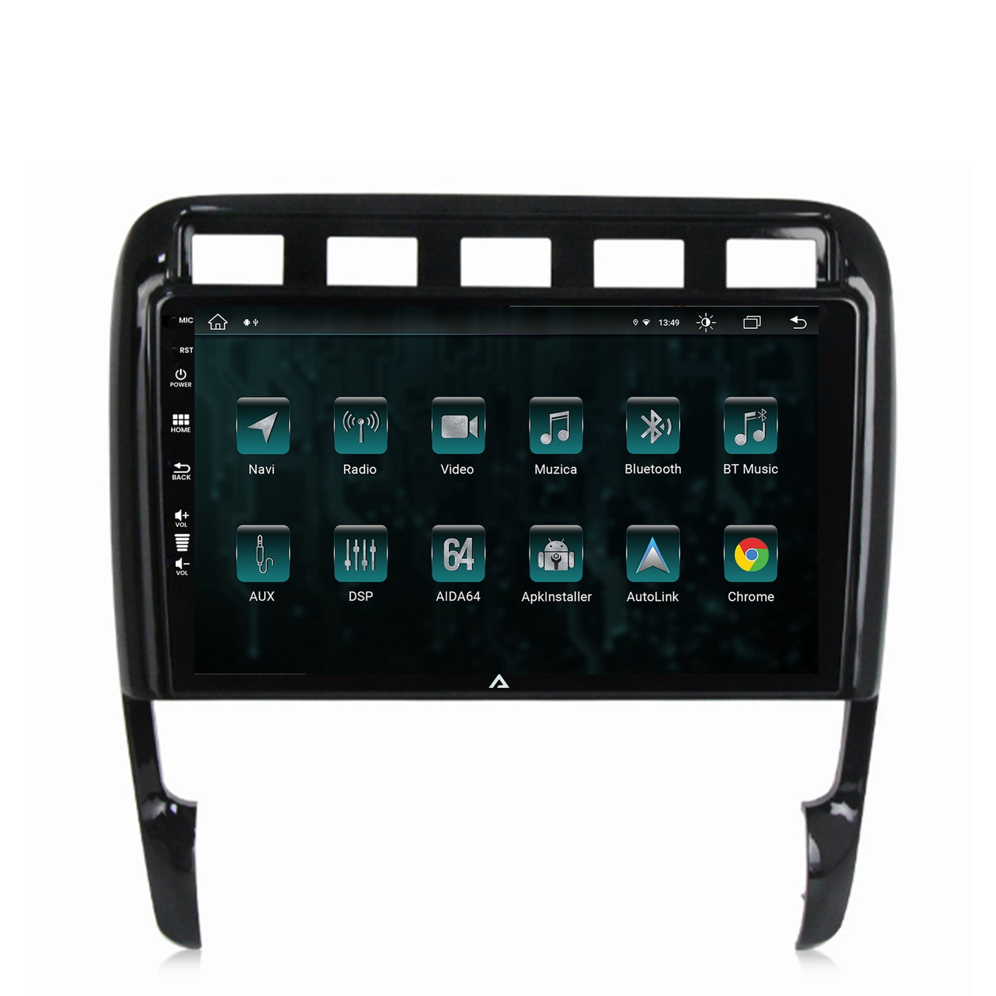 Navigatie Porsche Cayenne (2002-2010), Android, Z-Octacore / 8GB RAM + 256GB ROM, 9 Inch - AD-BGZ9008+AD-BGRKIT057