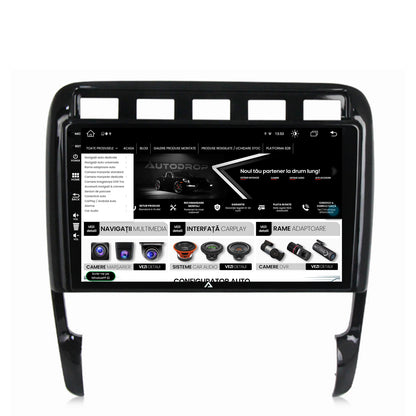 Navigatie Porsche Cayenne (2002-2010), Android, Z-Octacore / 8GB RAM + 256GB ROM, 9 Inch - AD-BGZ9008+AD-BGRKIT057