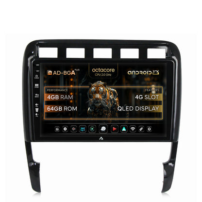 Navigatie Porsche Cayenne (2002-2010), Android, A-Octacore / 4GB RAM + 64GB ROM, 9 Inch - AD-BGA9004+AD-BGRKIT057