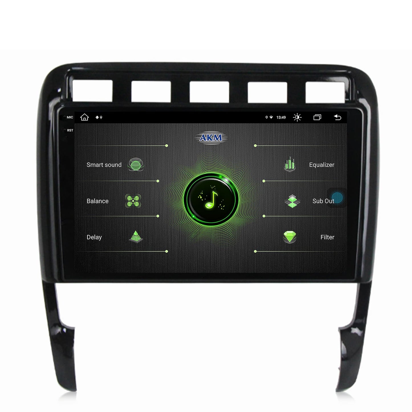 Navigatie Porsche Cayenne (2002-2010), Android, V-Octacore / 4GB RAM + 64GB ROM, 9.5 Inch - AD-BGV9004+AD-BGRKIT057
