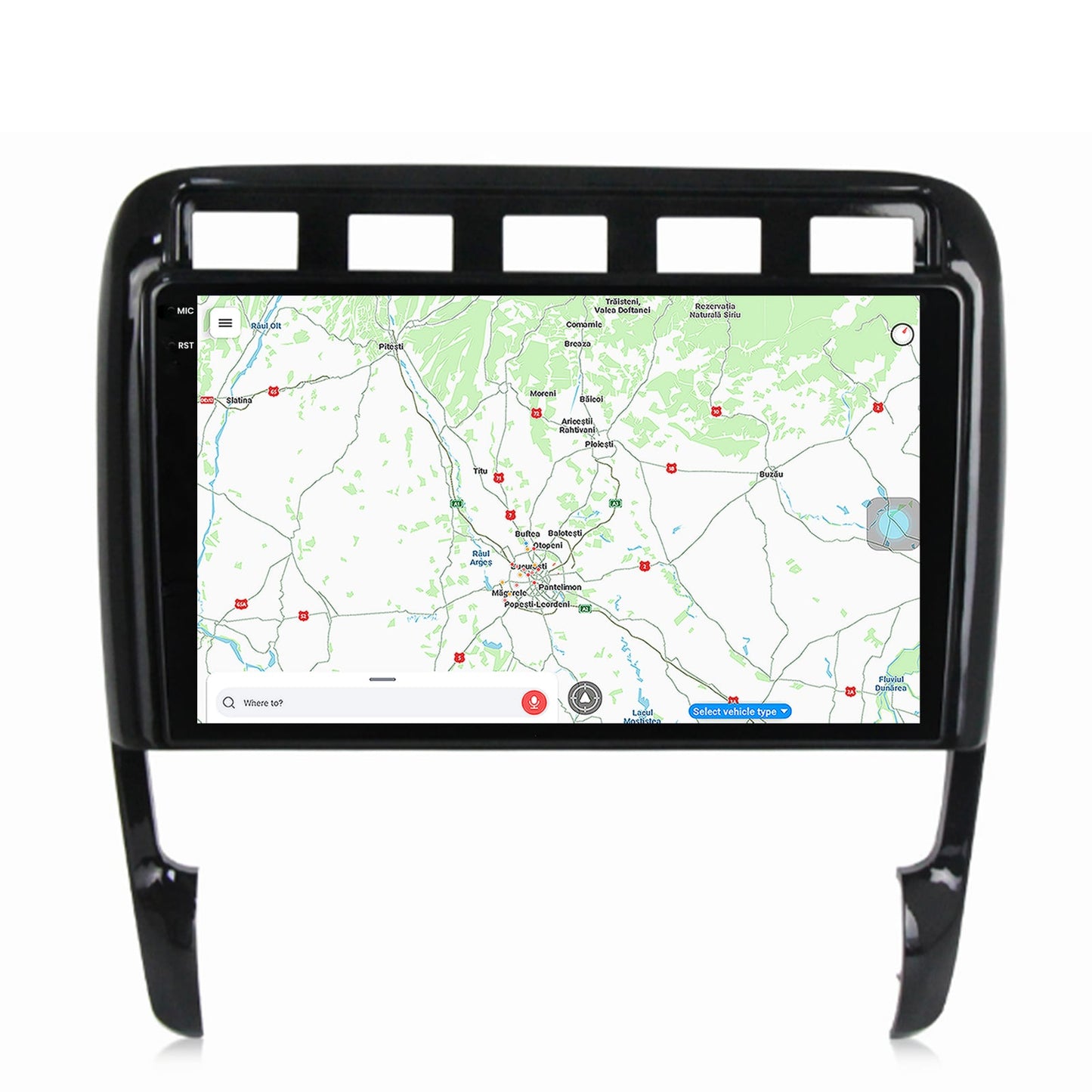 Navigatie Porsche Cayenne (2002-2010), Android, V-Octacore / 4GB RAM + 64GB ROM, 9.5 Inch - AD-BGV9004+AD-BGRKIT057