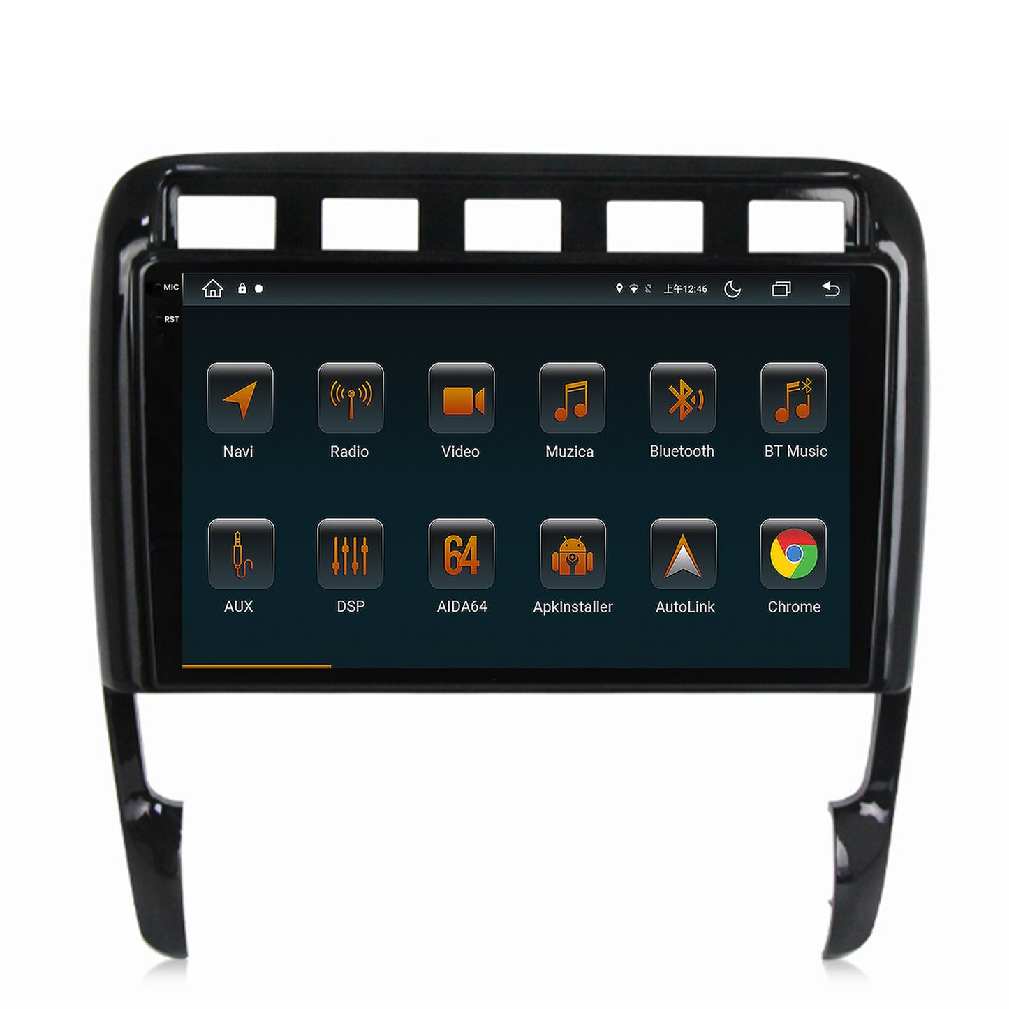 Navigatie Porsche Cayenne (2002-2010), Android, V-Octacore / 4GB RAM + 64GB ROM, 9.5 Inch - AD-BGV9004+AD-BGRKIT057