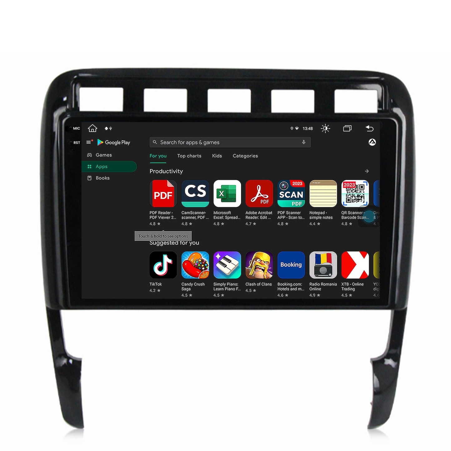 Navigatie Porsche Cayenne (2002-2010), Android, V-Octacore / 4GB RAM + 64GB ROM, 9.5 Inch - AD-BGV9004+AD-BGRKIT057