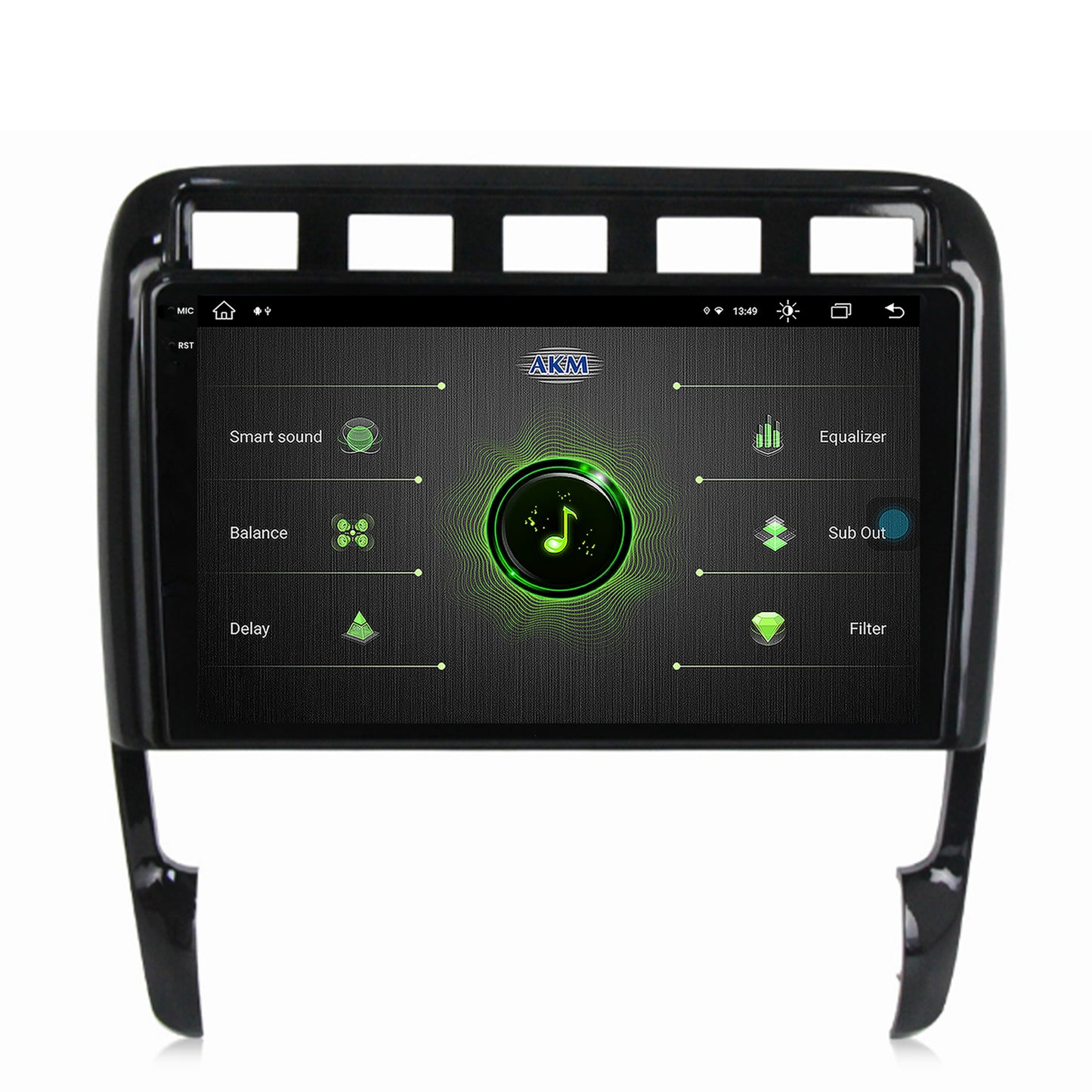Navigatie Porsche Cayenne (2002-2010), Android, X-Octacore / 8GB RAM + 256GB ROM, 9.5 Inch - AD-BGX9008+AD-BGRKIT057