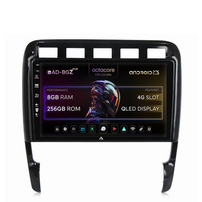 Navigatie Porsche Cayenne (2002-2010), Android, Z-Octacore / 8GB RAM + 256GB ROM, 9 Inch - AD-BGZ9008+AD-BGRKIT057