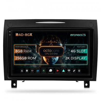 Navigatie Renault Benz SLK (2006-2010), Android, X-Octacore / 8GB RAM + 256GB ROM, 9.5 Inch - AD-BGX9008+AD-BGRKIT406V2