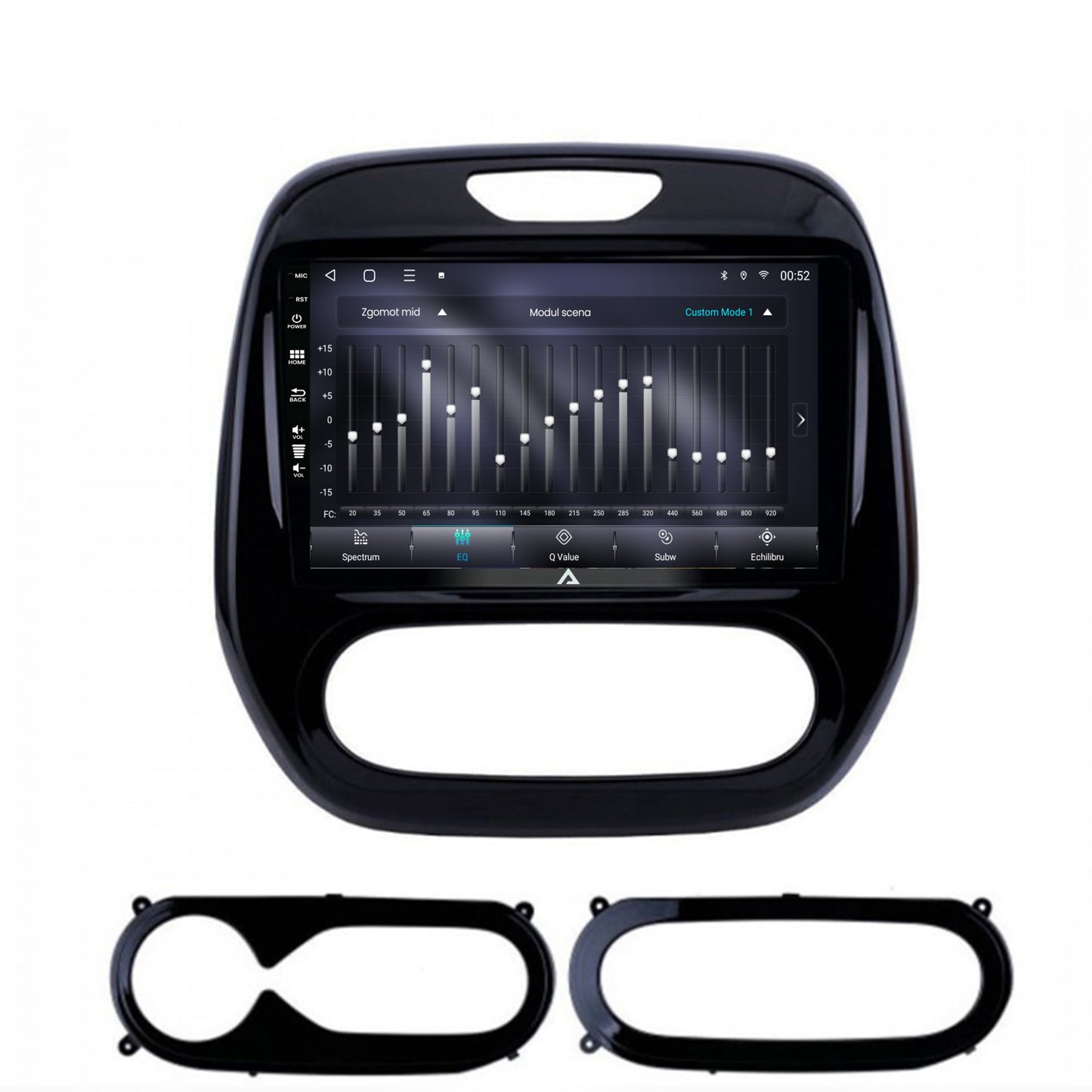 Navigatie Renault Captur (2013-2019), Android, E-Octacore / 2GB RAM + 32GB ROM, 9 Inch - AD-BGE9002+AD-BGRKIT378