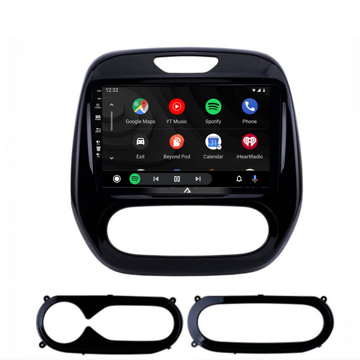 Navigatie Renault Captur (2013-2019), Android, E-Octacore / 2GB RAM + 32GB ROM, 9 Inch - AD-BGE9002+AD-BGRKIT378