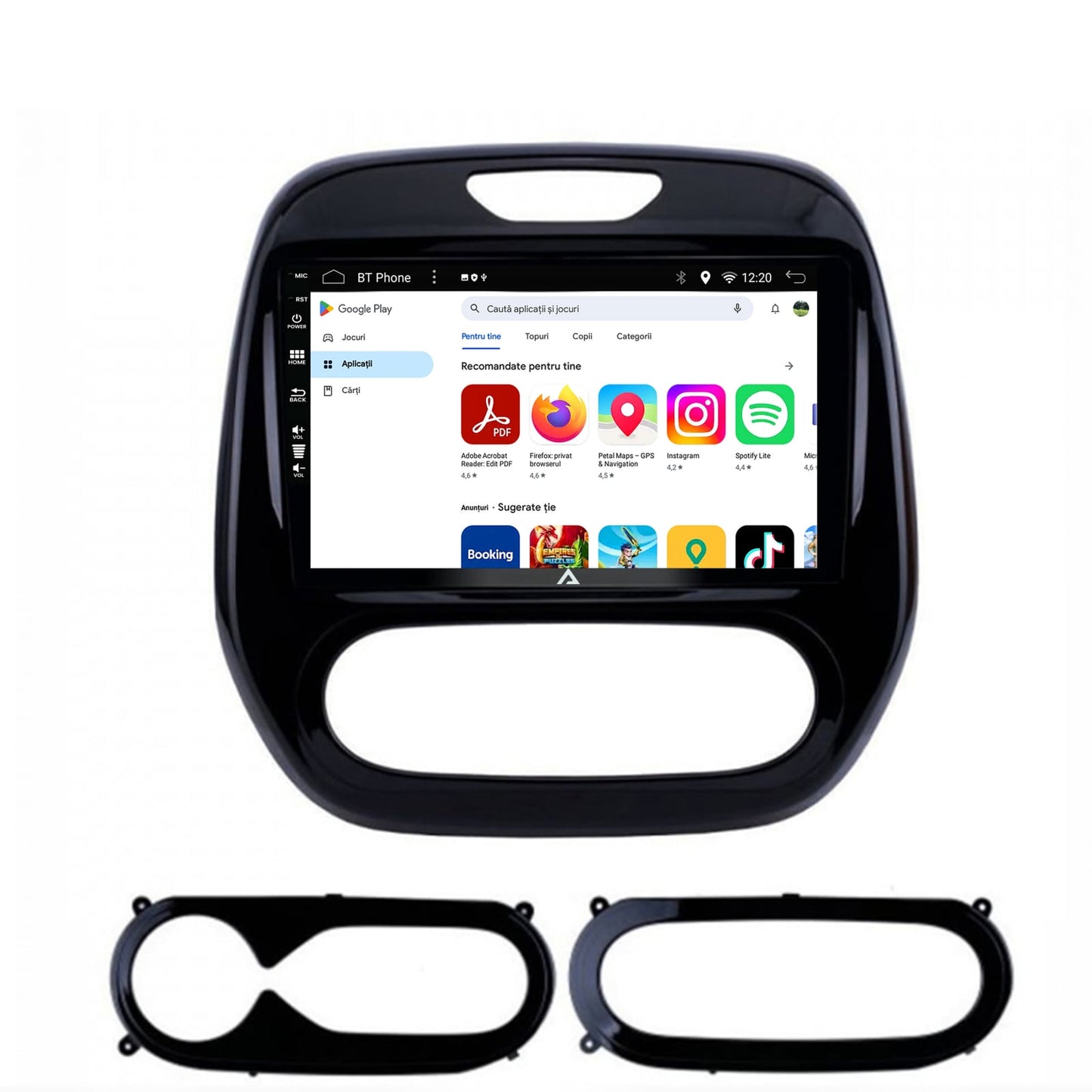 Navigatie Renault Captur (2013-2019), Android, P-Octacore / 2GB RAM + 32GB ROM, 9 Inch - AD-BGP9002+AD-BGRKIT378