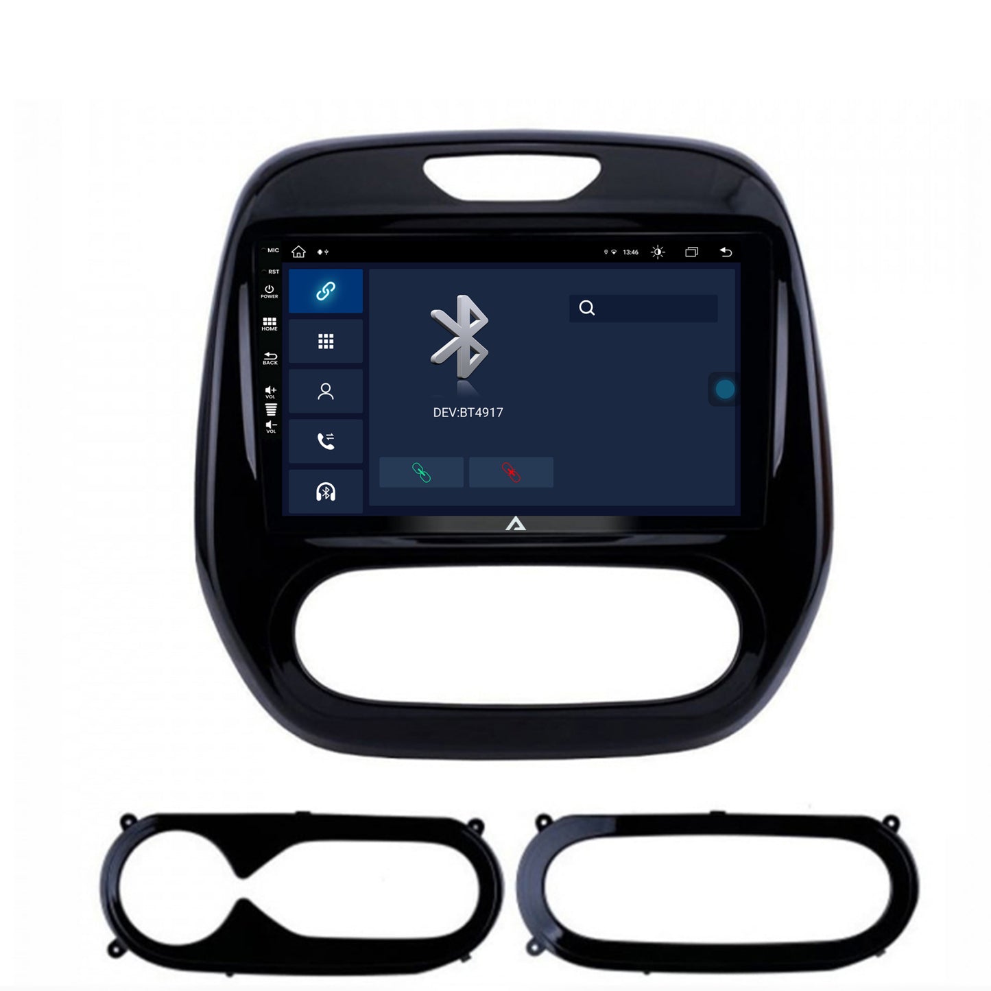 Navigatie Renault Captur (2013-2019), Android, Z-Octacore / 8GB RAM + 256GB ROM, 9 Inch - AD-BGZ9008+AD-BGRKIT378