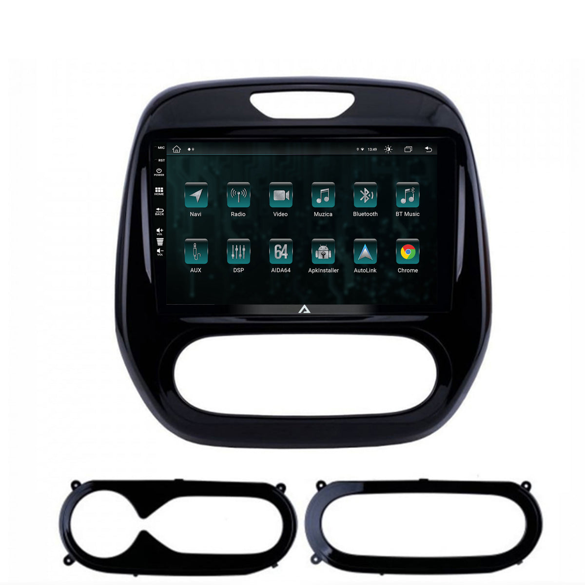 Navigatie Renault Captur (2013-2019), Android, Z-Octacore / 8GB RAM + 256GB ROM, 9 Inch - AD-BGZ9008+AD-BGRKIT378