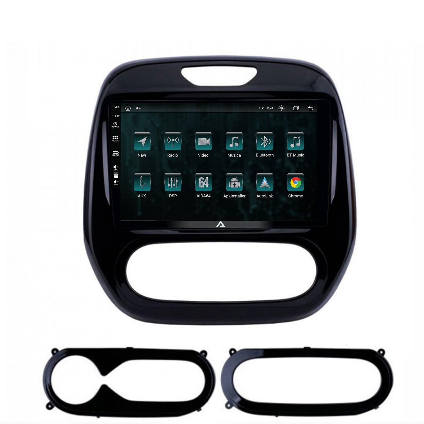 Navigatie Renault Captur (2013-2019), Android, Z-Octacore / 8GB RAM + 256GB ROM, 9 Inch - AD-BGZ9008+AD-BGRKIT378
