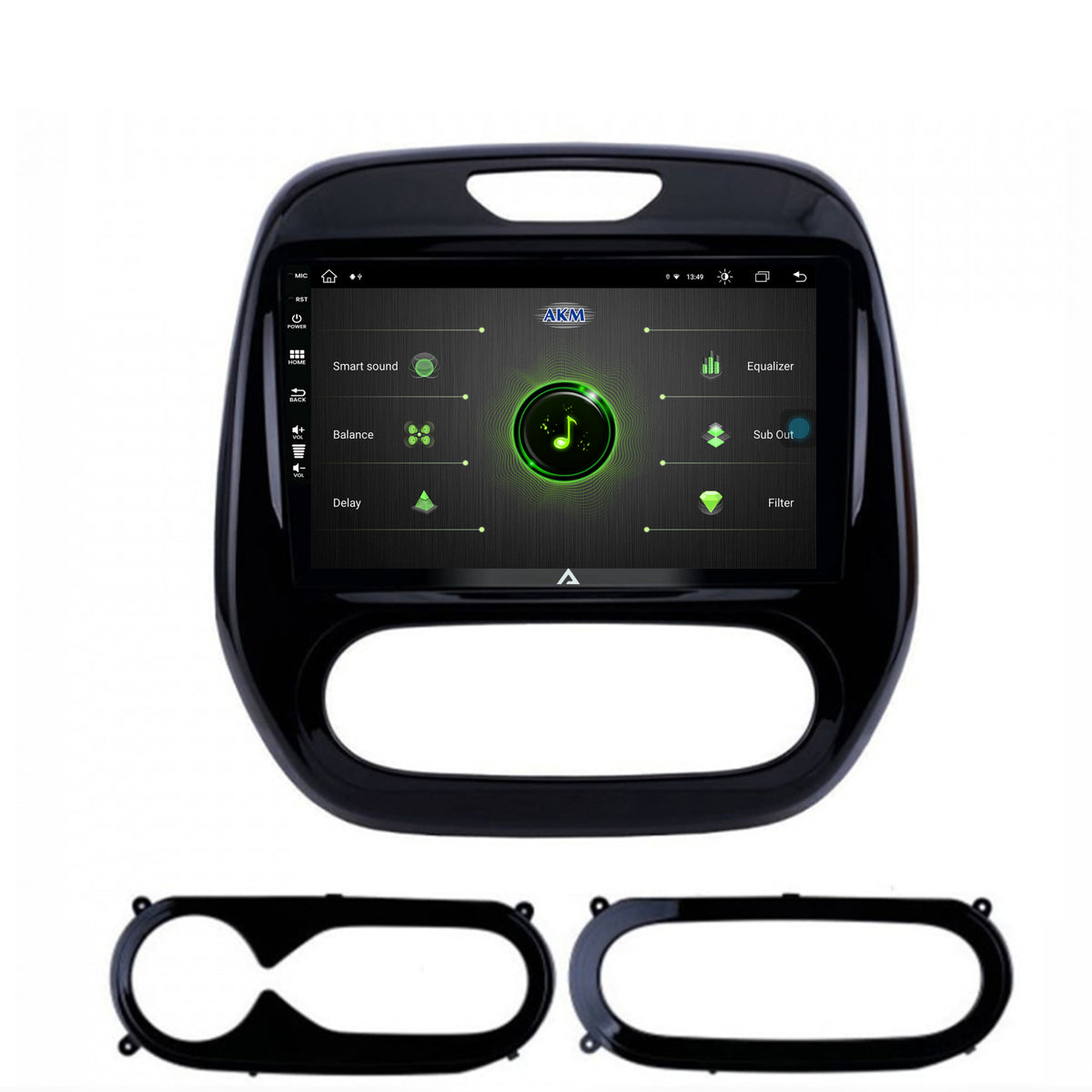 Navigatie Renault Captur (2013-2019), Android, Z-Octacore / 8GB RAM + 256GB ROM, 9 Inch - AD-BGZ9008+AD-BGRKIT378