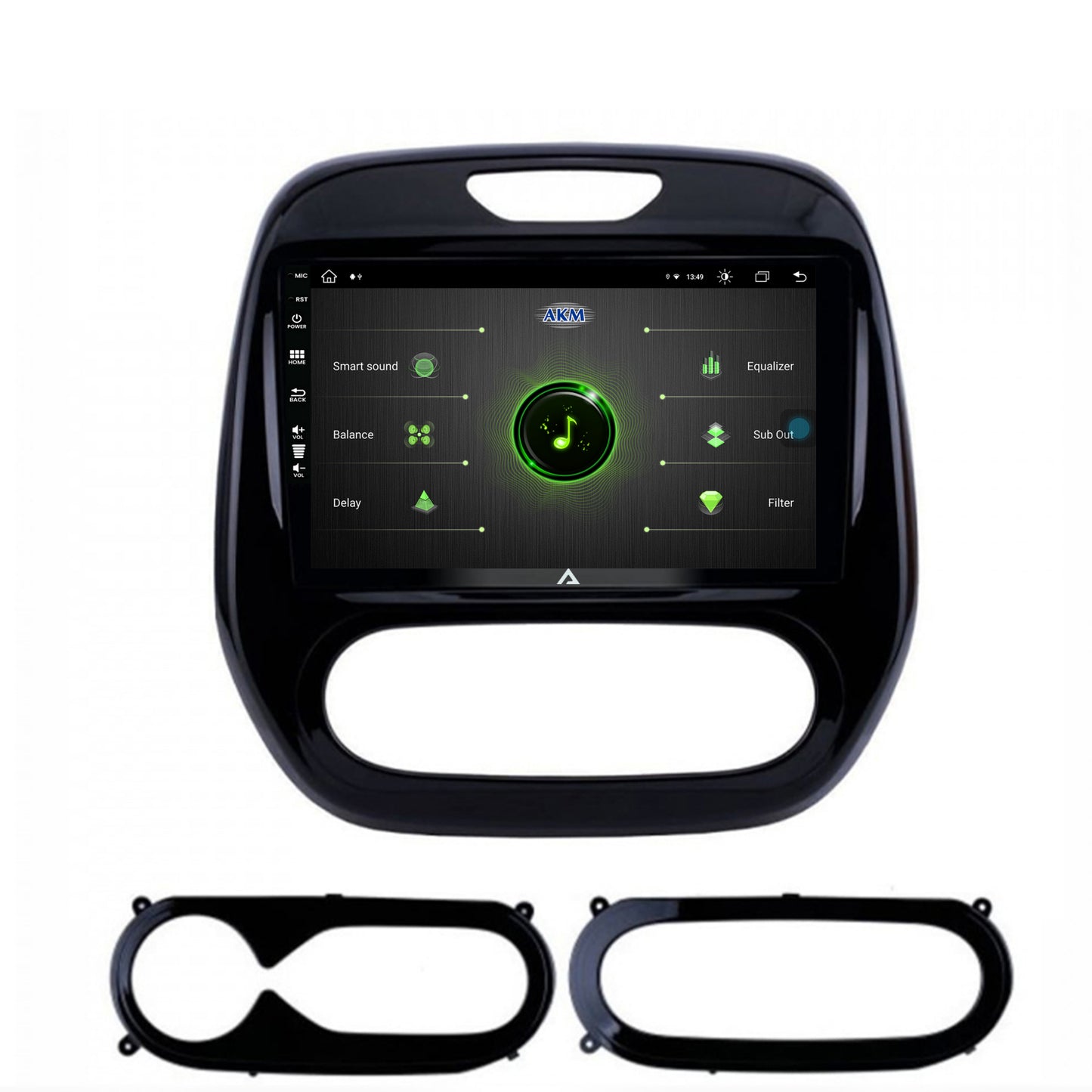 Navigatie Renault Captur (2013-2019), Android, Z-Octacore / 8GB RAM + 256GB ROM, 9 Inch - AD-BGZ9008+AD-BGRKIT378