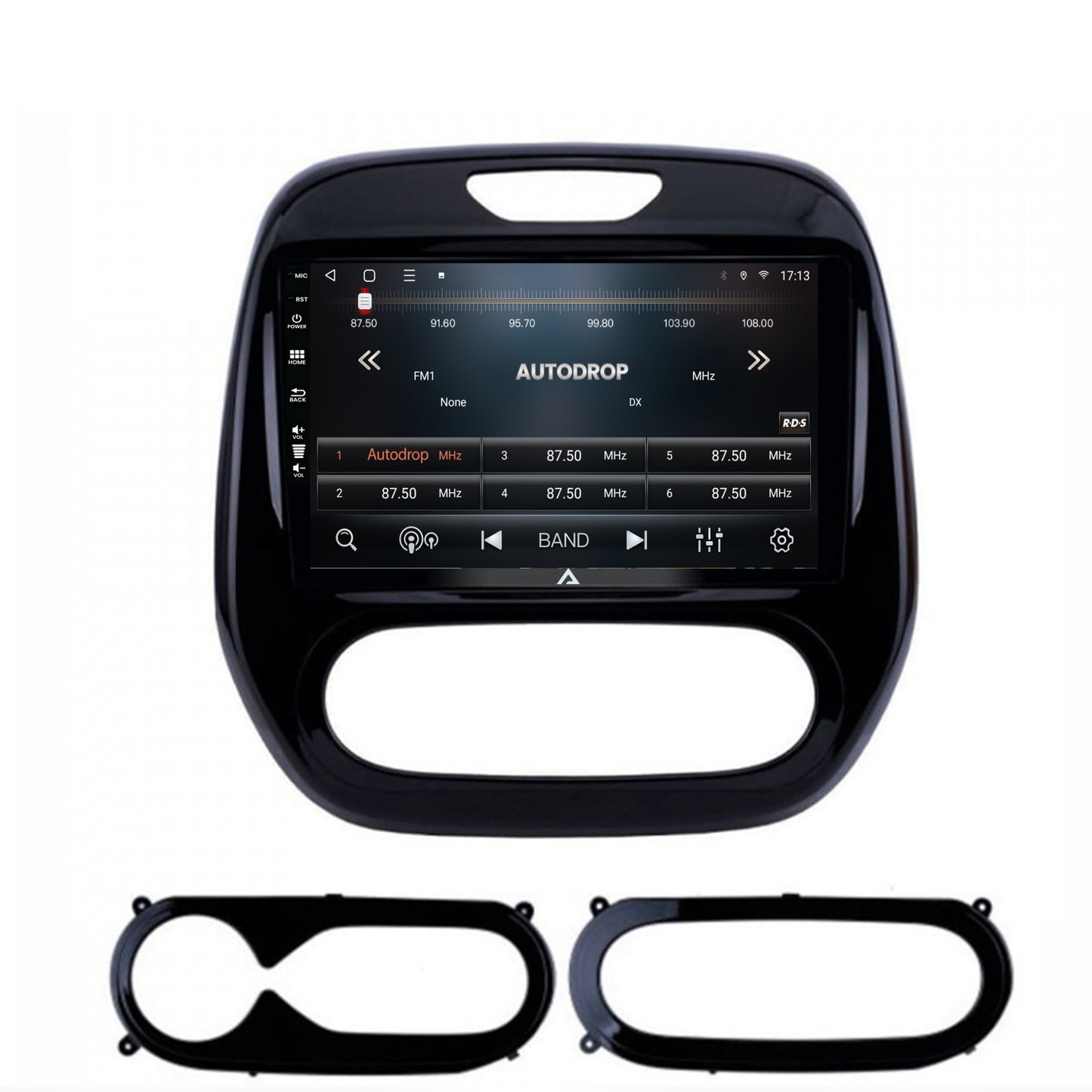 Navigatie Renault Captur (2013-2019), Android, A-Octacore / 4GB RAM + 64GB ROM, 9 Inch - AD-BGA9004+AD-BGRKIT378