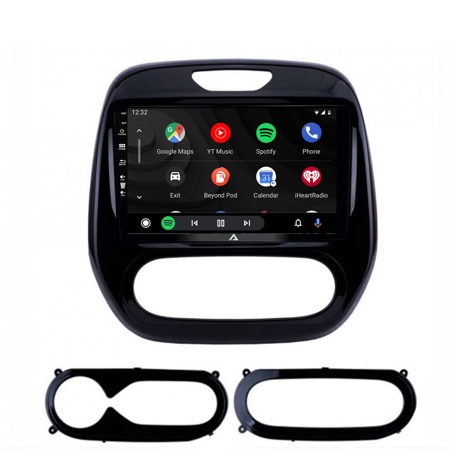 Navigatie Renault Captur (2013-2019), Android, A-Octacore / 4GB RAM + 64GB ROM, 9 Inch - AD-BGA9004+AD-BGRKIT378
