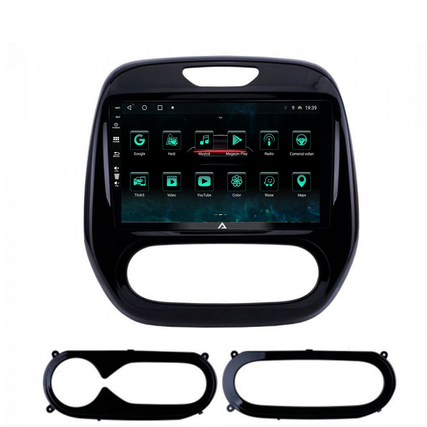 Navigatie Renault Captur (2013-2019), Android, A-Octacore / 4GB RAM + 64GB ROM, 9 Inch - AD-BGA9004+AD-BGRKIT378