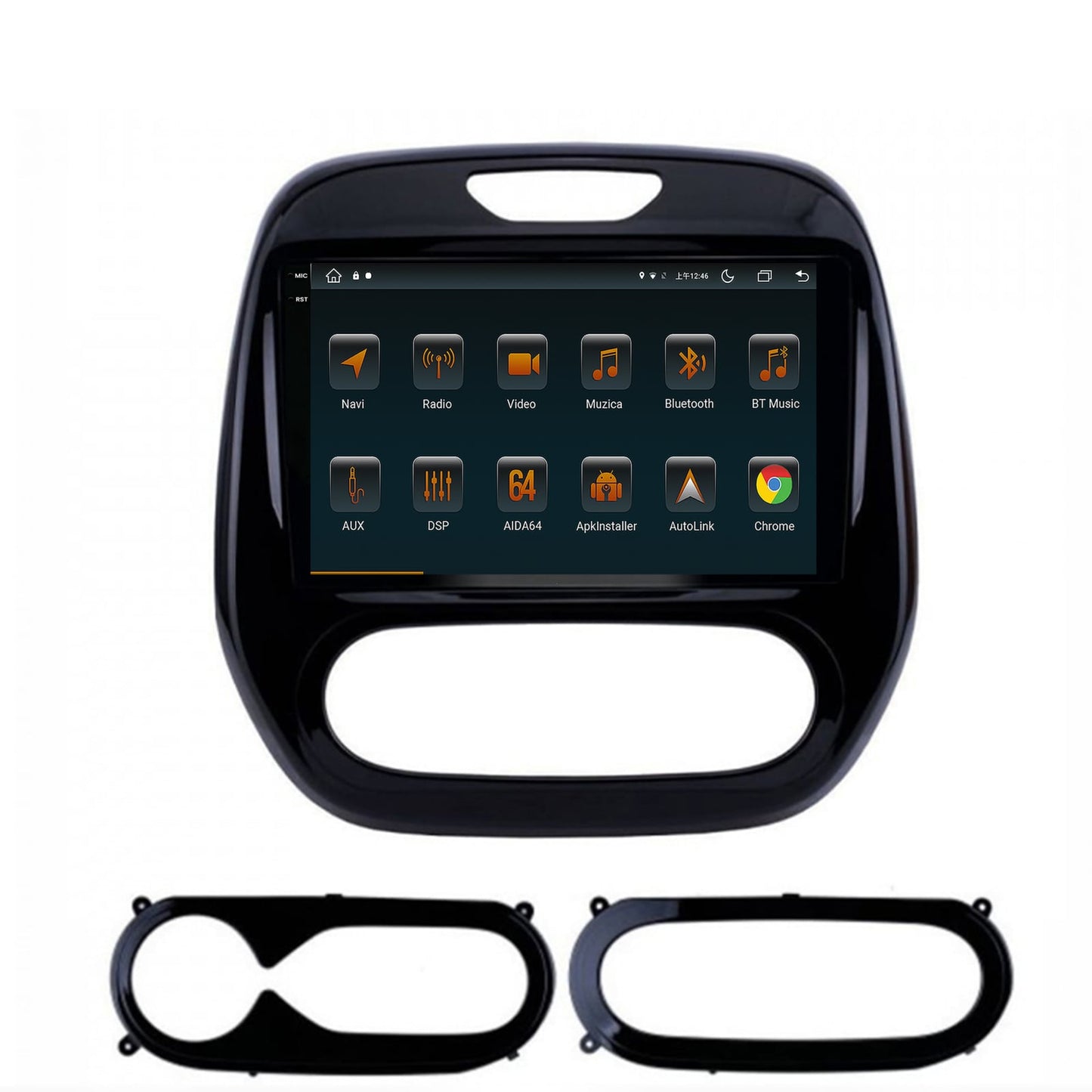 Navigatie Renault Captur (2013-2019), Android, V-Octacore / 4GB RAM + 64GB ROM, 9.5 Inch - AD-BGV9004+AD-BGRKIT378