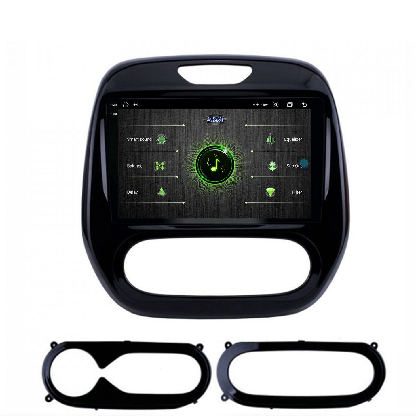 Navigatie Renault Captur (2013-2019), Android, V-Octacore / 4GB RAM + 64GB ROM, 9.5 Inch - AD-BGV9004+AD-BGRKIT378