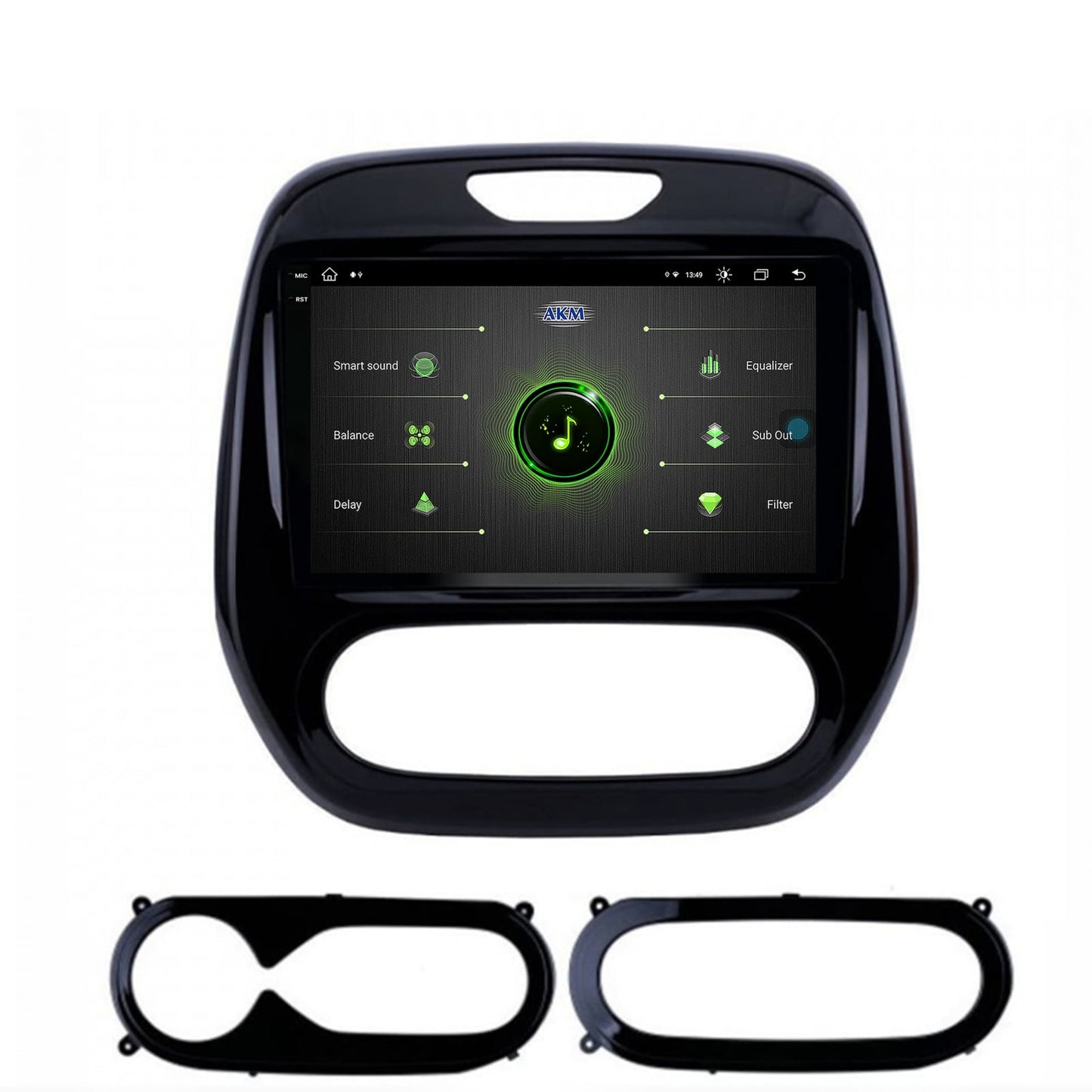 Navigatie Renault Captur (2013-2019), Android, X-Octacore / 8GB RAM + 256GB ROM, 9.5 Inch - AD-BGX9008+AD-BGRKIT378