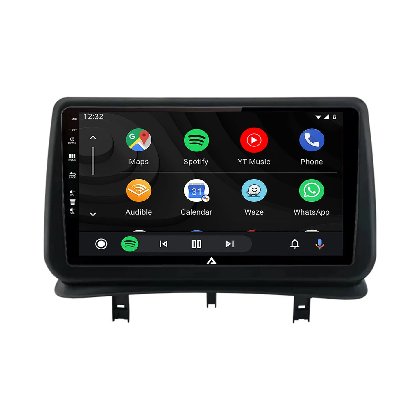 Navigatie Renault Clio 3 (2005-2013), Android, P-Octacore / 2GB RAM + 32GB ROM, 9 Inch - AD-BGP9002+AD-BGRKIT371V2