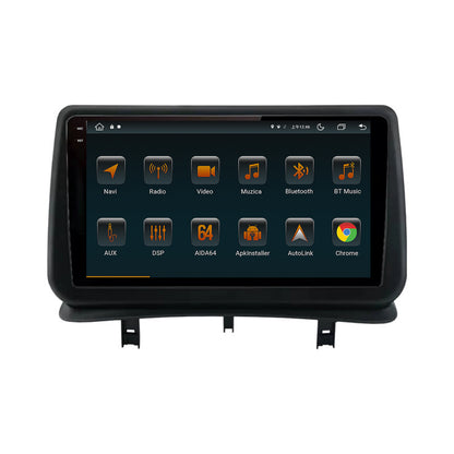 Navigatie Renault Clio 3 (2005-2013), Android, V-Octacore / 4GB RAM + 64GB ROM, 9.5 Inch - AD-BGV9004+AD-BGRKIT371V2