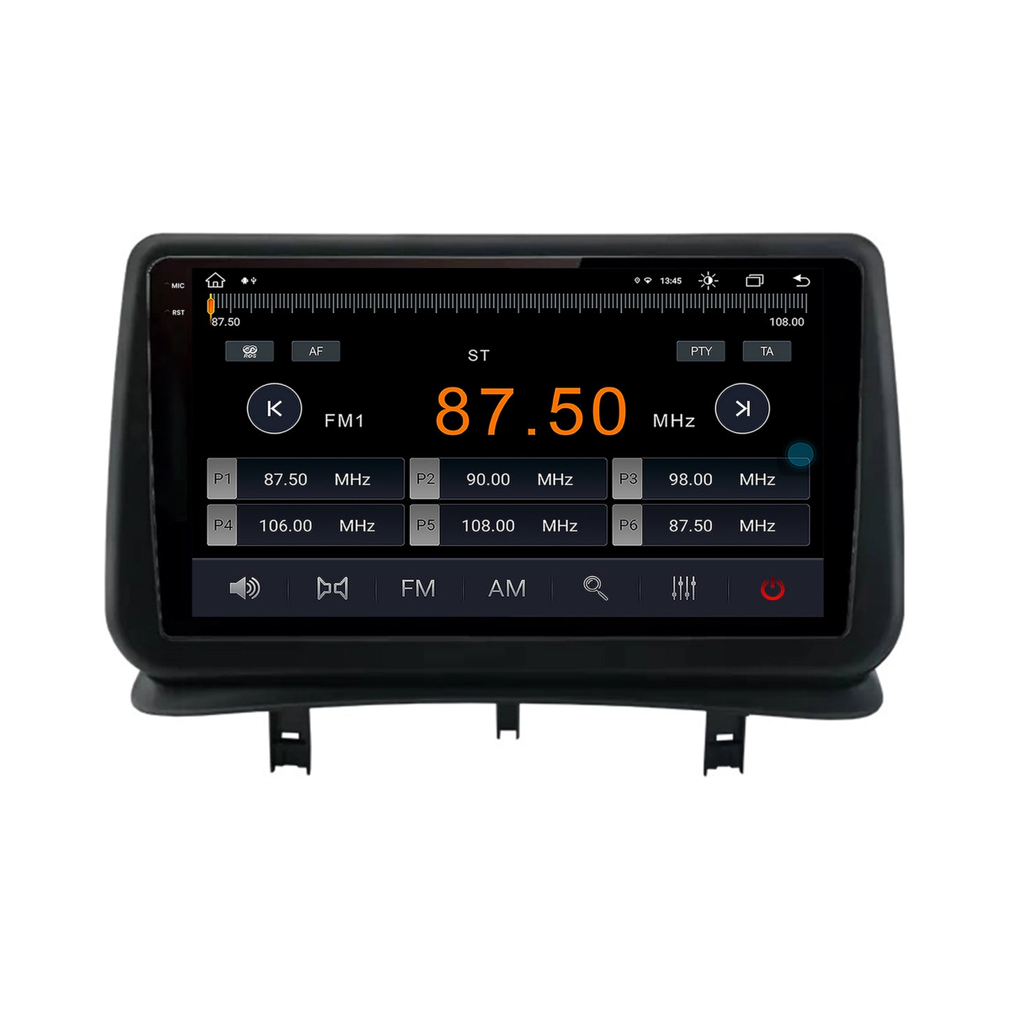Navigatie Renault Clio 3 (2005-2013), Android, V-Octacore / 4GB RAM + 64GB ROM, 9.5 Inch - AD-BGV9004+AD-BGRKIT371V2
