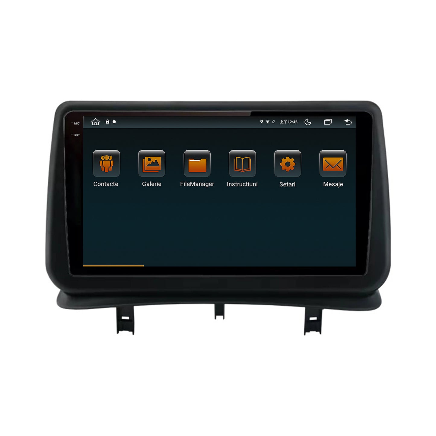 Navigatie Renault Clio 3 (2005-2013), Android, V-Octacore / 4GB RAM + 64GB ROM, 9.5 Inch - AD-BGV9004+AD-BGRKIT371V2