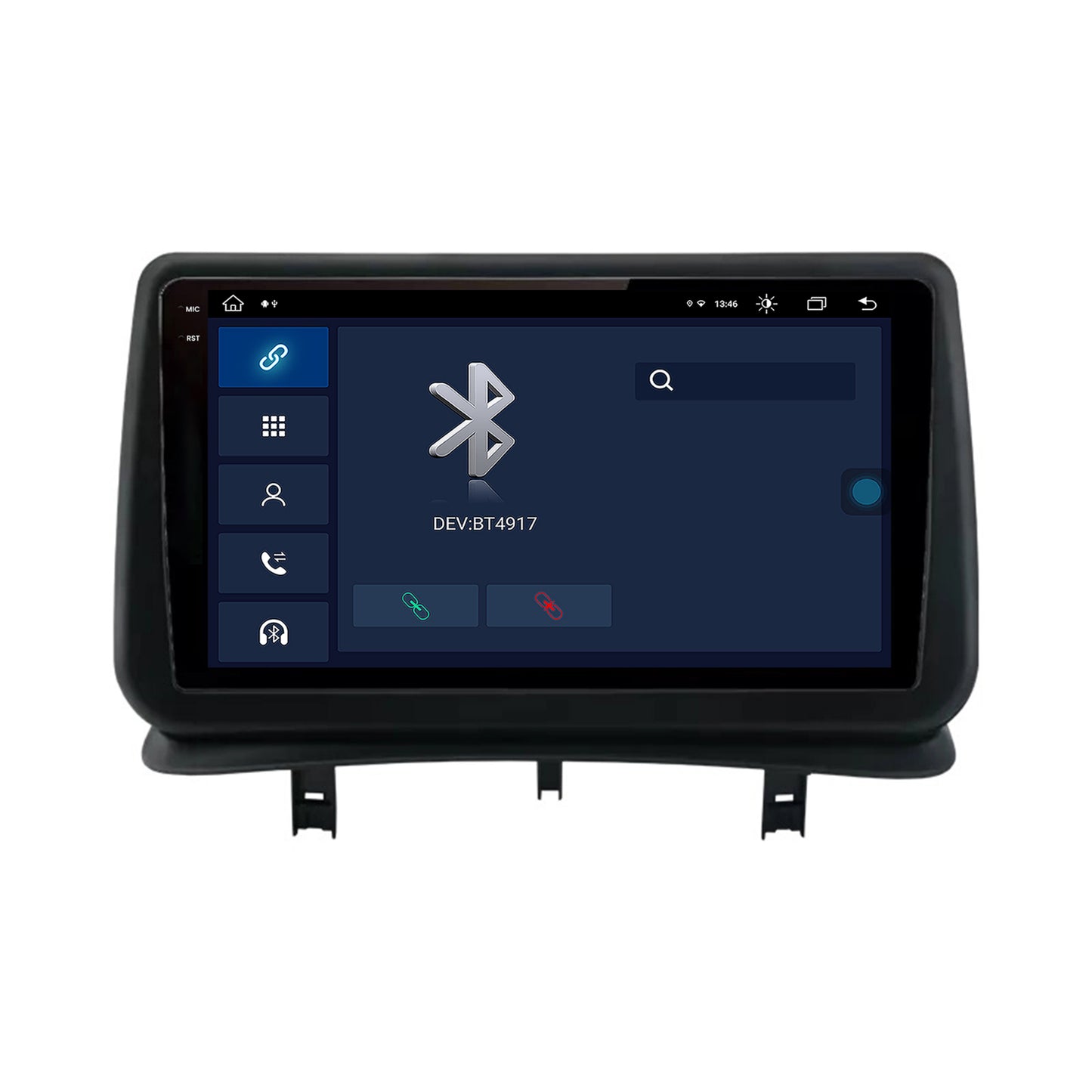 Navigatie Renault Clio 3 (2005-2013), Android, V-Octacore / 4GB RAM + 64GB ROM, 9.5 Inch - AD-BGV9004+AD-BGRKIT371V2