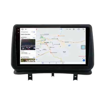 Navigatie Renault Clio 3 (2005-2013), Android, X-Octacore / 8GB RAM + 256GB ROM, 9.5 Inch - AD-BGX9008+AD-BGRKIT371V2