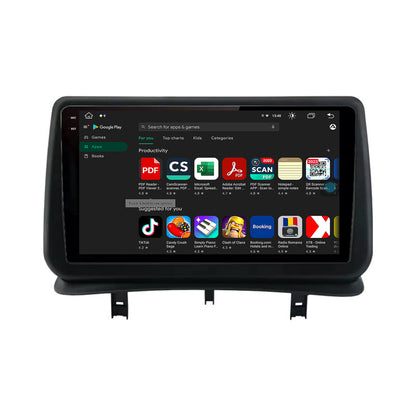 Navigatie Renault Clio 3 (2005-2013), Android, X-Octacore / 8GB RAM + 256GB ROM, 9.5 Inch - AD-BGX9008+AD-BGRKIT371V2