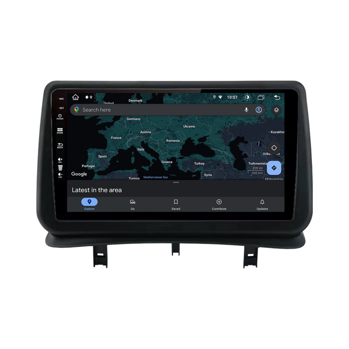 Navigatie Renault Clio 3 (2005-2013), Android, Z-Octacore / 8GB RAM + 256GB ROM, 9 Inch - AD-BGZ9008+AD-BGRKIT371V2