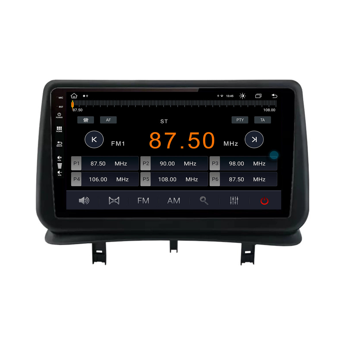 Navigatie Renault Clio 3 (2005-2013), Android, Z-Octacore / 8GB RAM + 256GB ROM, 9 Inch - AD-BGZ9008+AD-BGRKIT371V2