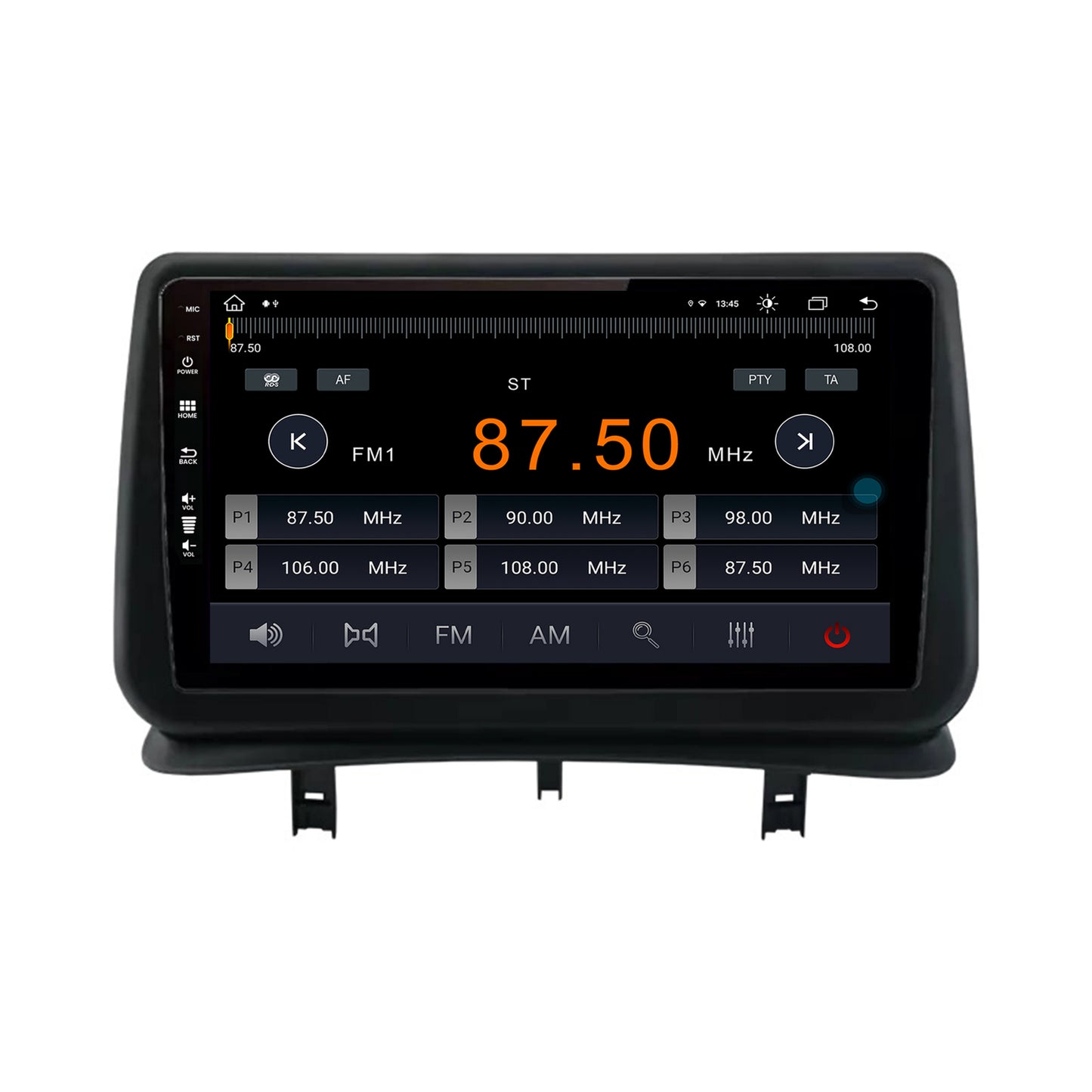 Navigatie Renault Clio 3 (2005-2013), Android, Z-Octacore / 8GB RAM + 256GB ROM, 9 Inch - AD-BGZ9008+AD-BGRKIT371V2