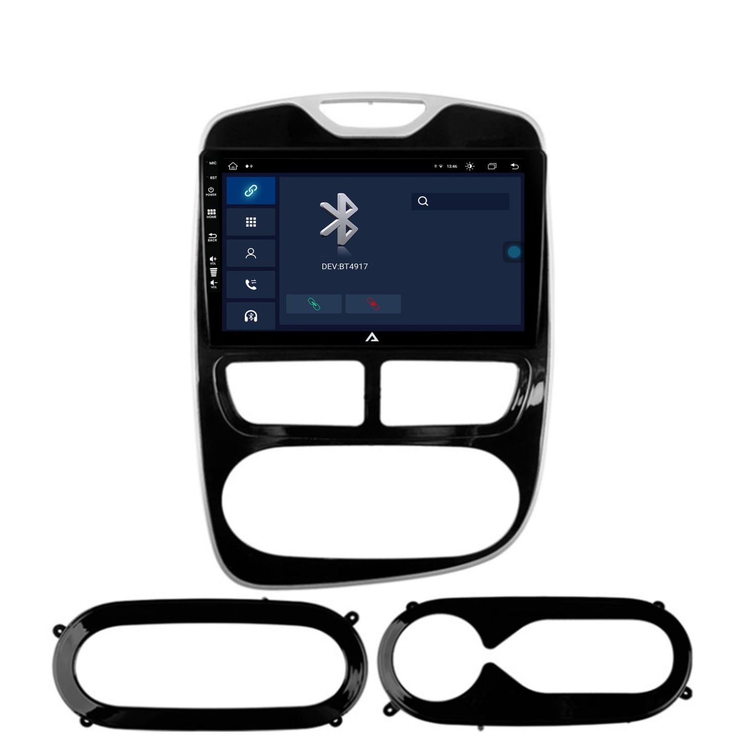 Navigatie Renault Clio IV (2012-2016), Android, Z-Octacore / 8GB RAM + 256GB ROM, 9 Inch - AD-BGZ9008+AD-BGRKIT369-1216