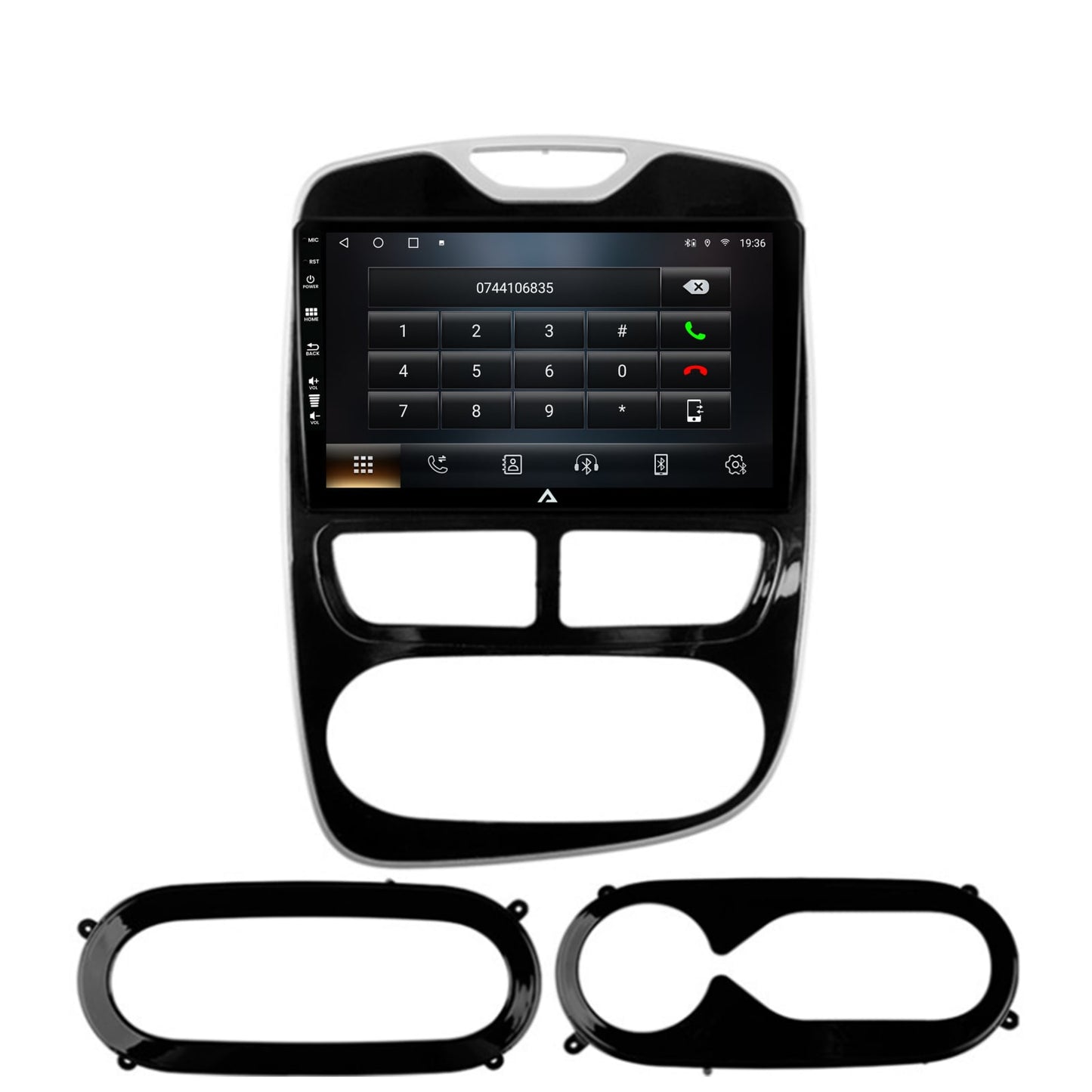 Navigatie Renault Clio IV (2012-2016), Android, A-Octacore / 4GB RAM + 64GB ROM, 9 Inch - AD-BGA9004+AD-BGRKIT369-1216