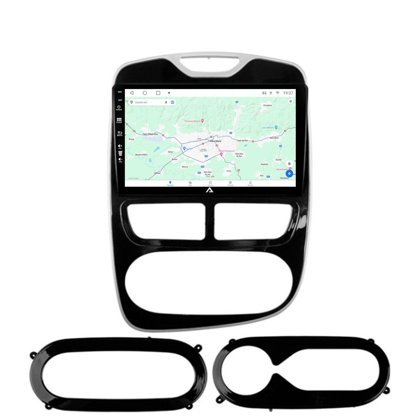 Navigatie Renault Clio IV (2012-2016), Android, A-Octacore / 4GB RAM + 64GB ROM, 9 Inch - AD-BGA9004+AD-BGRKIT369-1216
