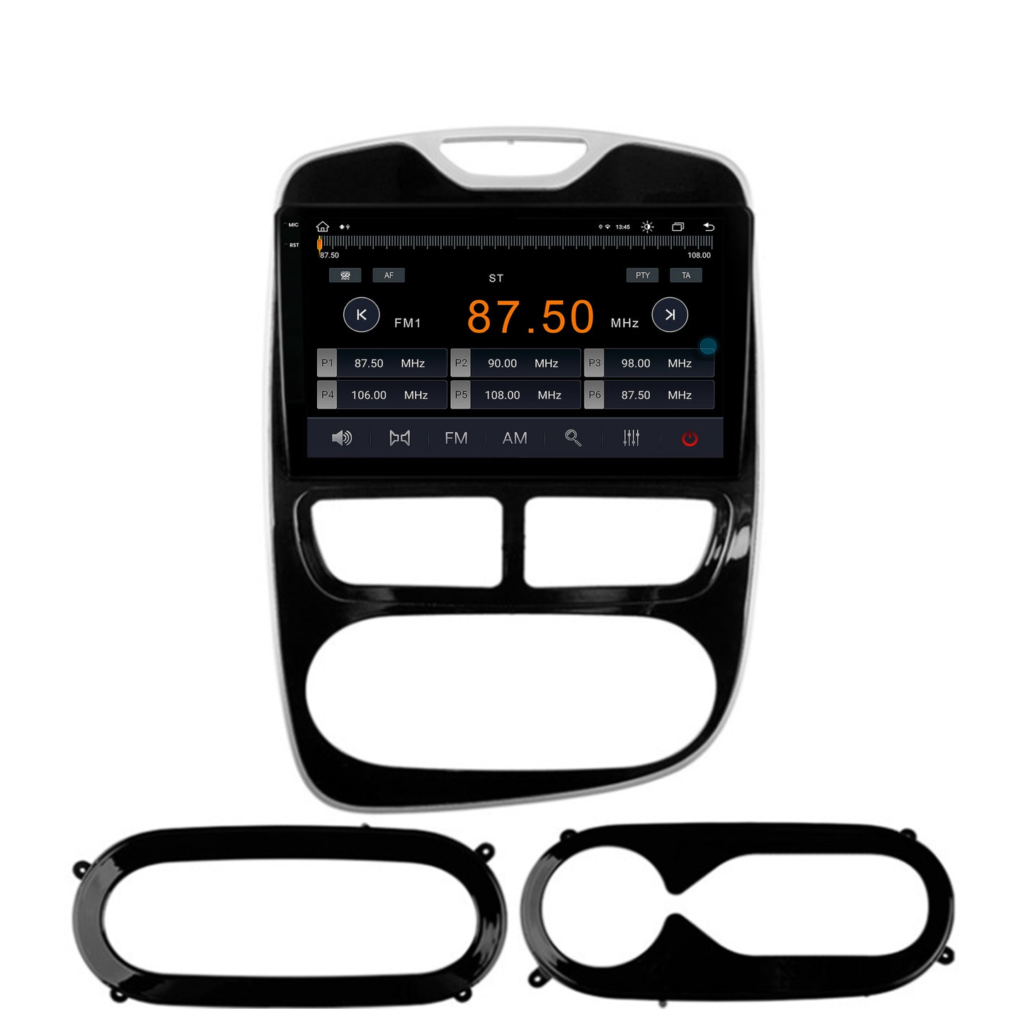Navigatie Renault Clio IV (2012-2016), Android, X-Octacore / 8GB RAM + 256GB ROM, 9.5Inch - AD-BGX9008+AD-BGRKIT369-1216