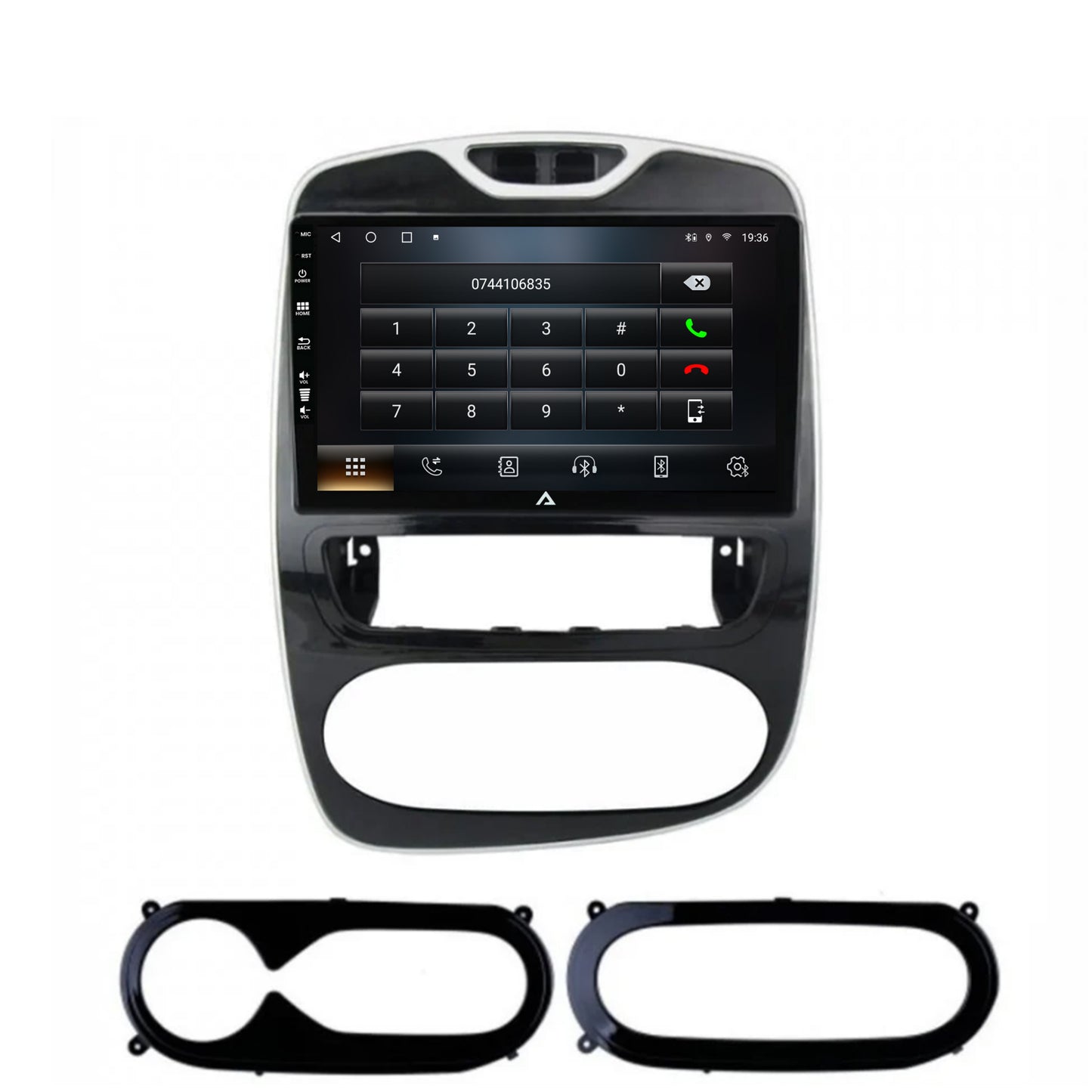 Navigatie Renault Clio IV (2016-2019), Android, A-Octacore / 4GB RAM + 64GB ROM, 9 Inch - AD-BGA9004+AD-BGRKIT369-1619